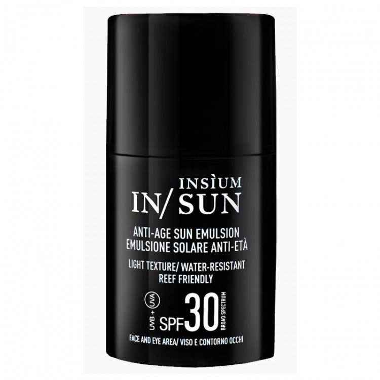 Insium Solari Emulsione Solare Anti-Età Protezione Alta Spf30 50 Ml