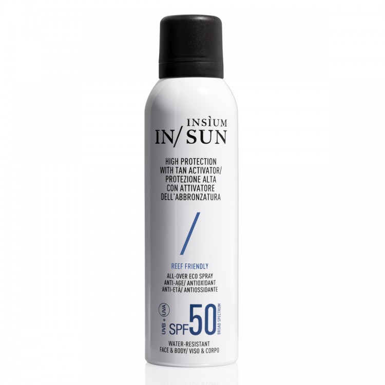 Insium Solari Protezione Alta Spf50 Con Attivatore Di Abbronzatura Spray 150 Ml