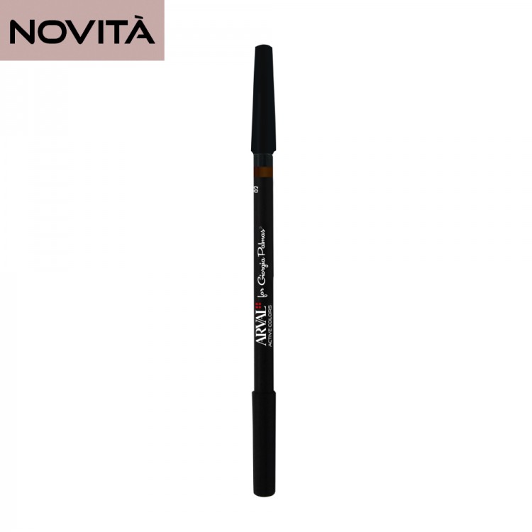 Arval Make up Active Colors for Giorgia Palmas Infinity kajal 02 Brown