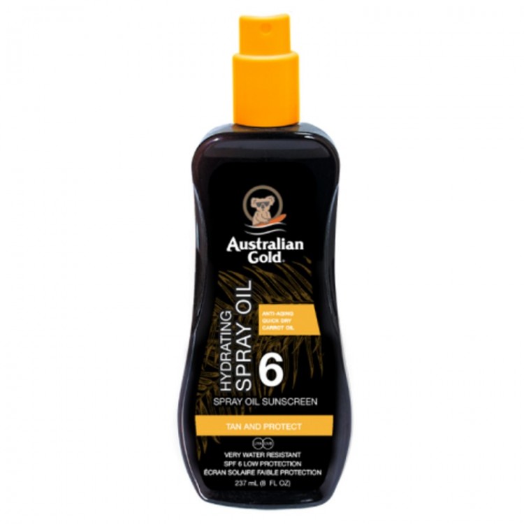 Australian Gold Hydrating Oil Sunscreen Spf 6 237 Ml Spray